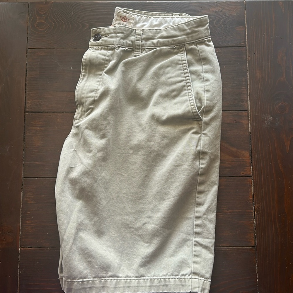 Flat front shorts